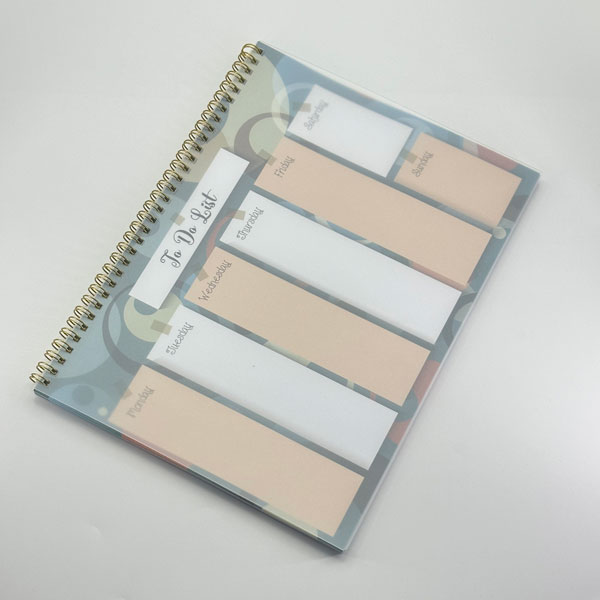 PVC  coil notebook