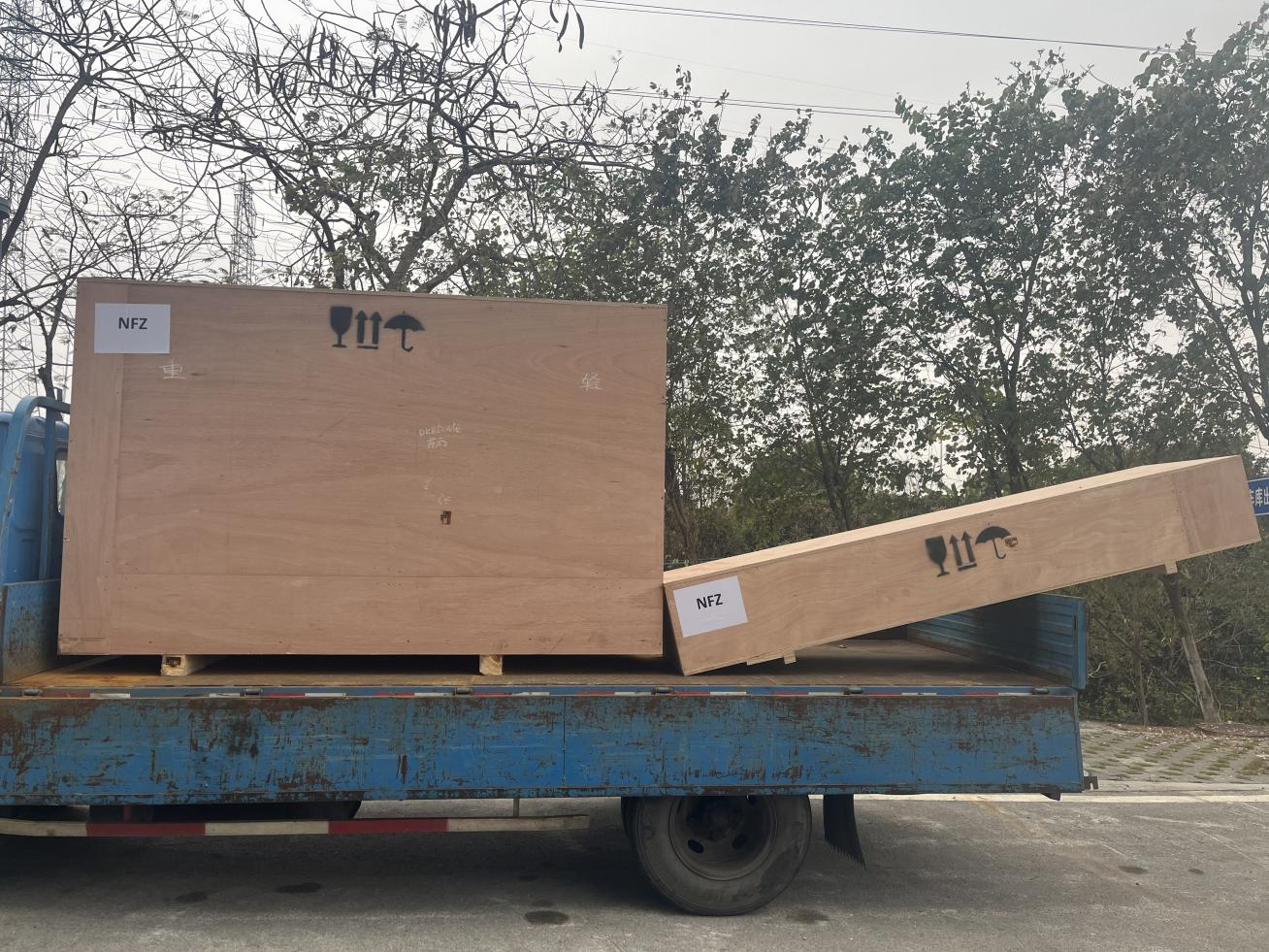 DK-850WXSE Pillow Packaging Machine has been shipped successfully