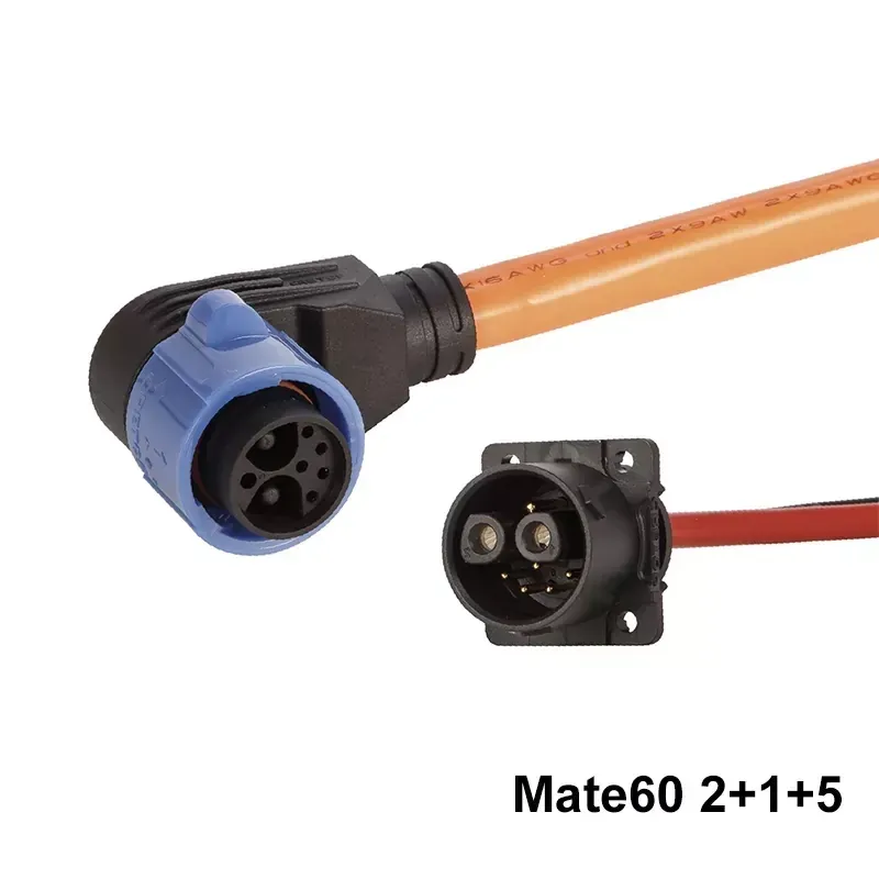 Conector de batería de motocicleta eléctrica de 2+1+5 pines