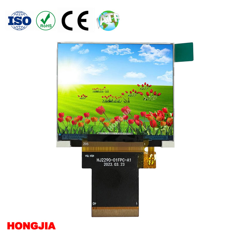 2,3 hüvelykes széles hőmérsékletű LCD-modul