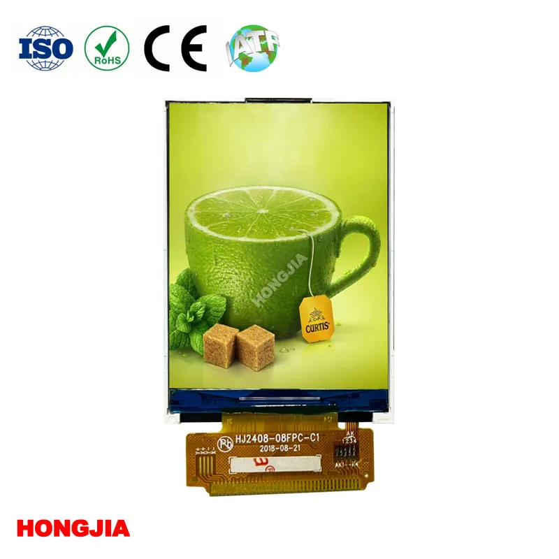 2.4 ইঞ্চি TFT LCD মডিউল 39PIN ওয়াইড ভিউয়িং অ্যাঙ্গেল