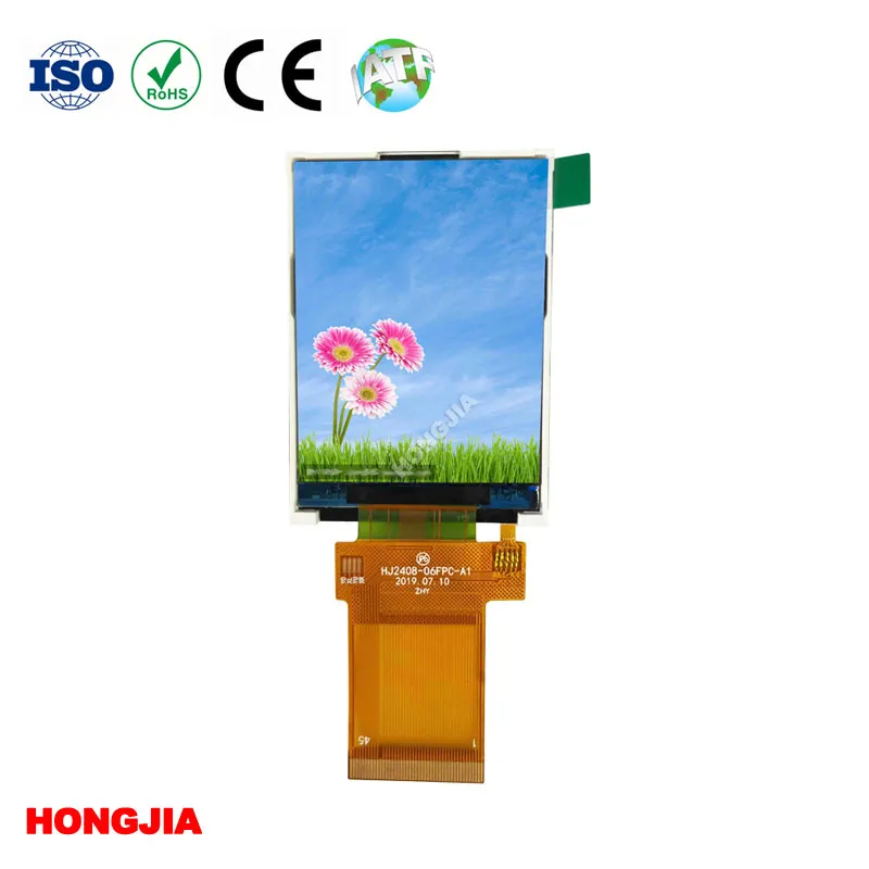 2,4 hüvelykes TFT LCD-modul, 45 PIN-es