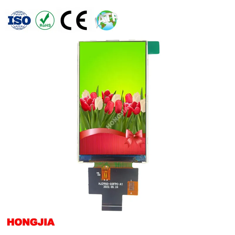 Módulo LCD de temperatura de 3,0 polegadas de largura