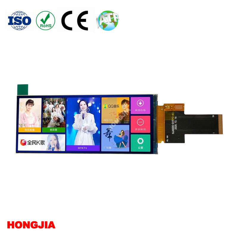 3,99 hüvelykes hosszú csíkos LCD-modul interfész RGB