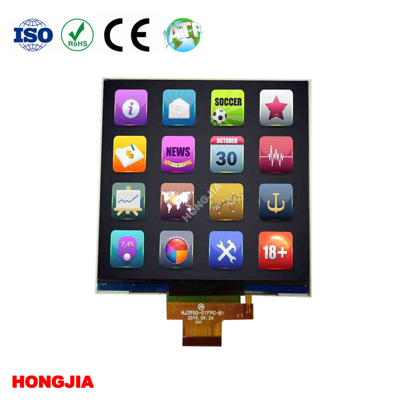 4,0 hüvelykes négyzet alakú LCD modul 480*480