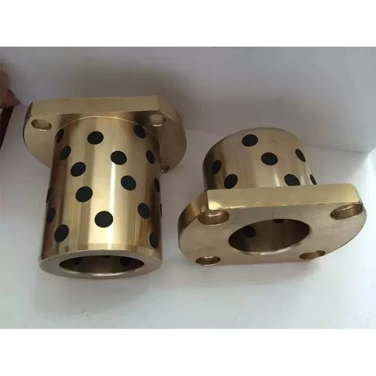 Hydraulic Cylinder Casting Flanged Bronze Bearings