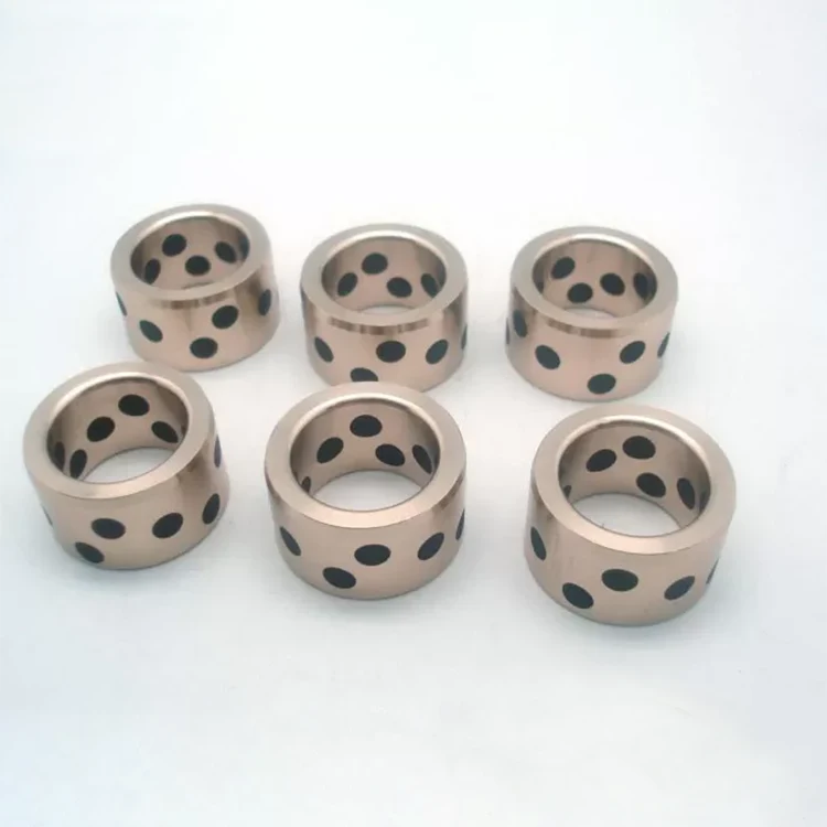 Cojinetes de cojinetes de bronce de aluminio de fundición de lubricante sólido