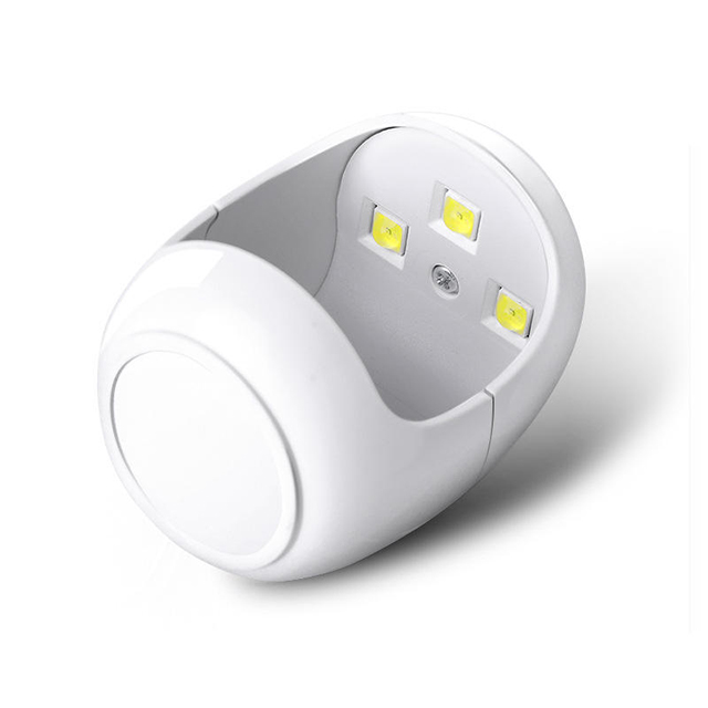 3 ცალი UV LED მძივები ფრჩხილის საშრობი ნათურა 3W QQ კვერცხი ერთი თითისთვის - 4
