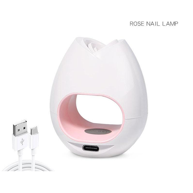 Лампа за сушене на нокти с гел UV 16w Rose USB за един пръст - 1 