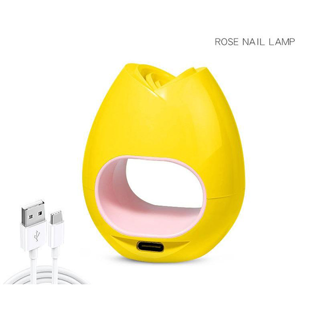 Лампа за сушене на нокти с гел UV 16w Rose USB за един пръст - 2