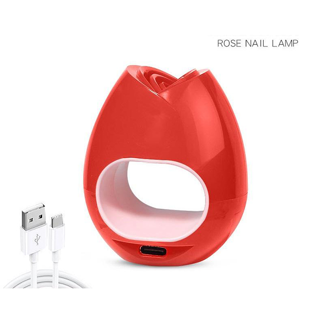 Лампа за сушене на нокти с гел UV 16w Rose USB за един пръст - 3