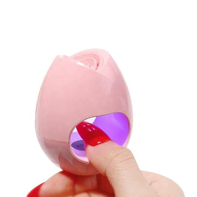 Sušička gelových nehtů UV 16w Rose USB pro jeden prst - 5 
