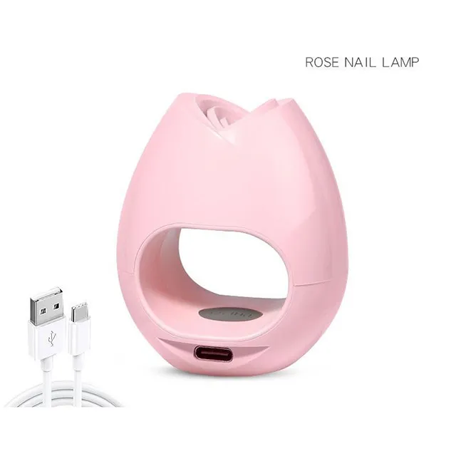 Gel Nail Dryer Lamp UV 16w Rose USB Maka otu mkpịsị aka