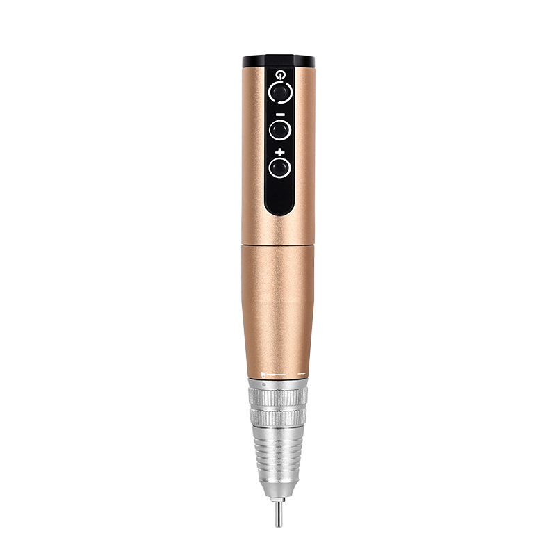 Bolígrafo de lijado recargable USB portátil para Nail Art