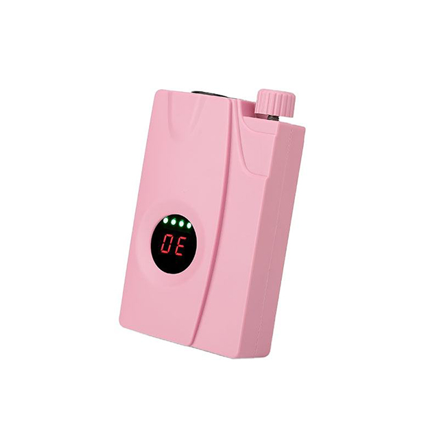 Rechargeable Nail Drill Set Pink With Holder 25w 30000rpm