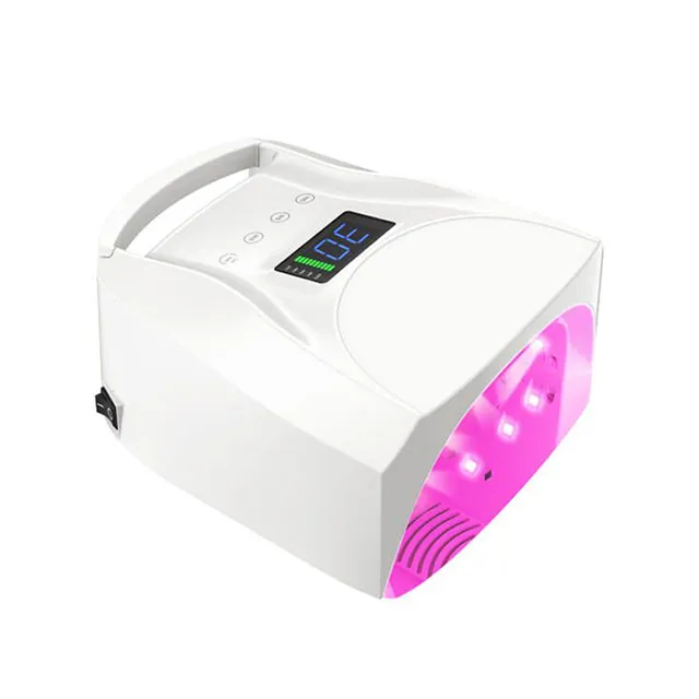 Lámpara Secadora De Uñas Recargable Lámpara De Uñas Led Vs Uv 96w Encantadora