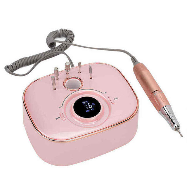 Rechargeable Nail Drill Set With Powerful Handpiece 45w 35000rpm - 1