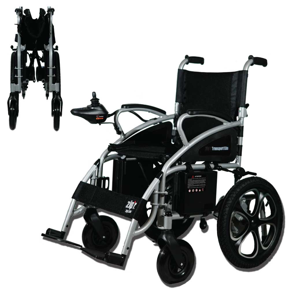 Opvouwbare elektrische rolstoel voor op reis Eenvoudig op te vouwen met een rijbereik van 30 - 40 km