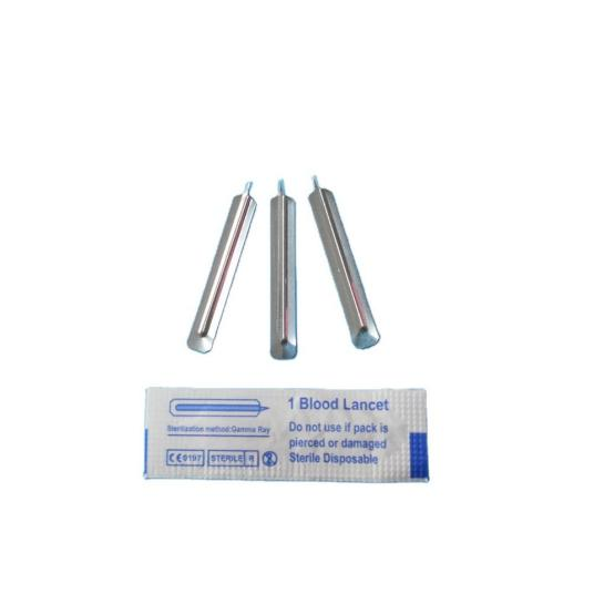 Disposable Safety Stainless Steel Blood Lancet - 0