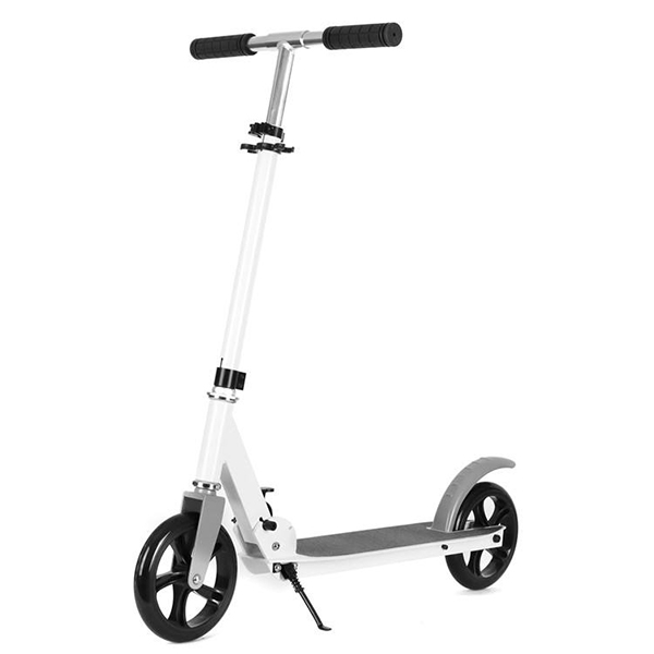 Portable Foldable Two Rubber Wheels Stunt Scooter