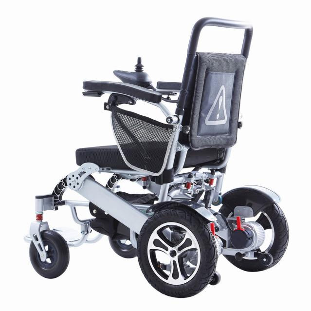 Fauteuil roulant électrique motorisé pliable pour handicapés pour handicapés - 1 