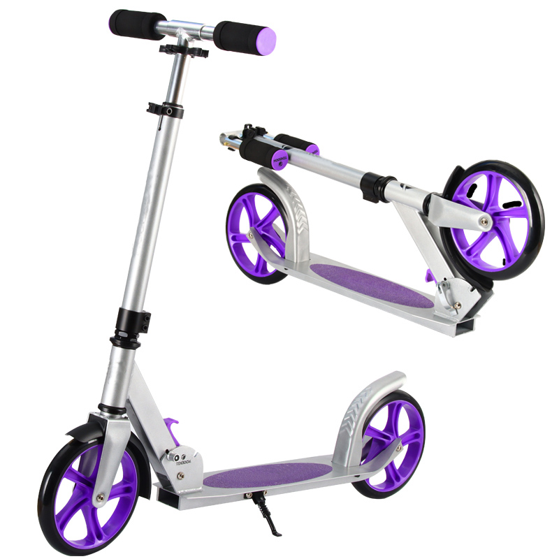 Adult Kick Scooter with Adjustable Big Wheel - 1 
