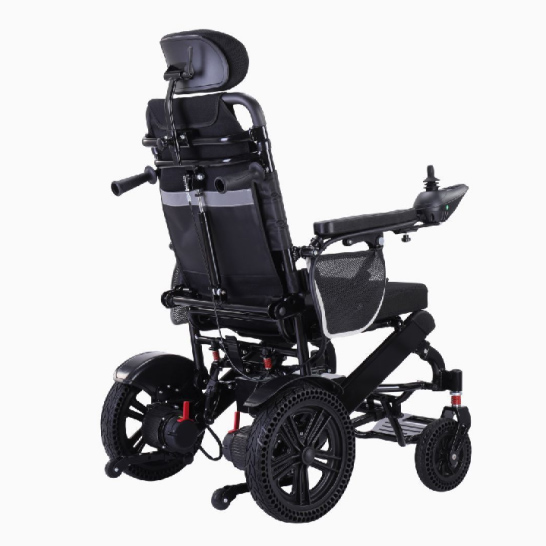 Kokoontaittuva kevyt sähköpyörätuoli vanhuksille - 1 