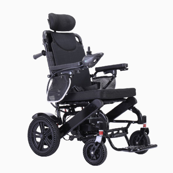 Hopfällbar lättvikts elektrisk rullstol för äldre - 2 