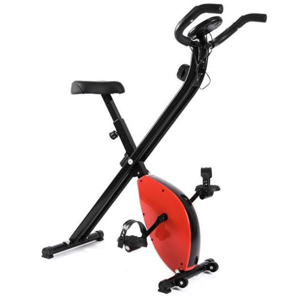 Folding Magnetic Indoor Exercise Stationary Adjustable Cycling Bike