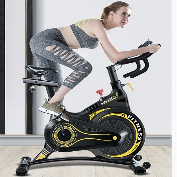 Home Gym Training Machine Belt Driven Spinning Bike