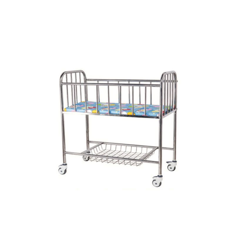 Hospital Stainless Steel Baby Tilt-table Crib