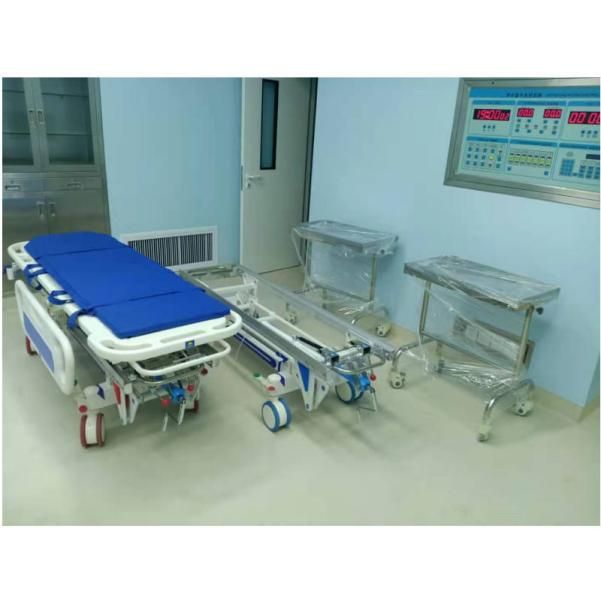 Chariots d'hôpital opérant le lit patient de civière de transport de pièce d'ICU - 1