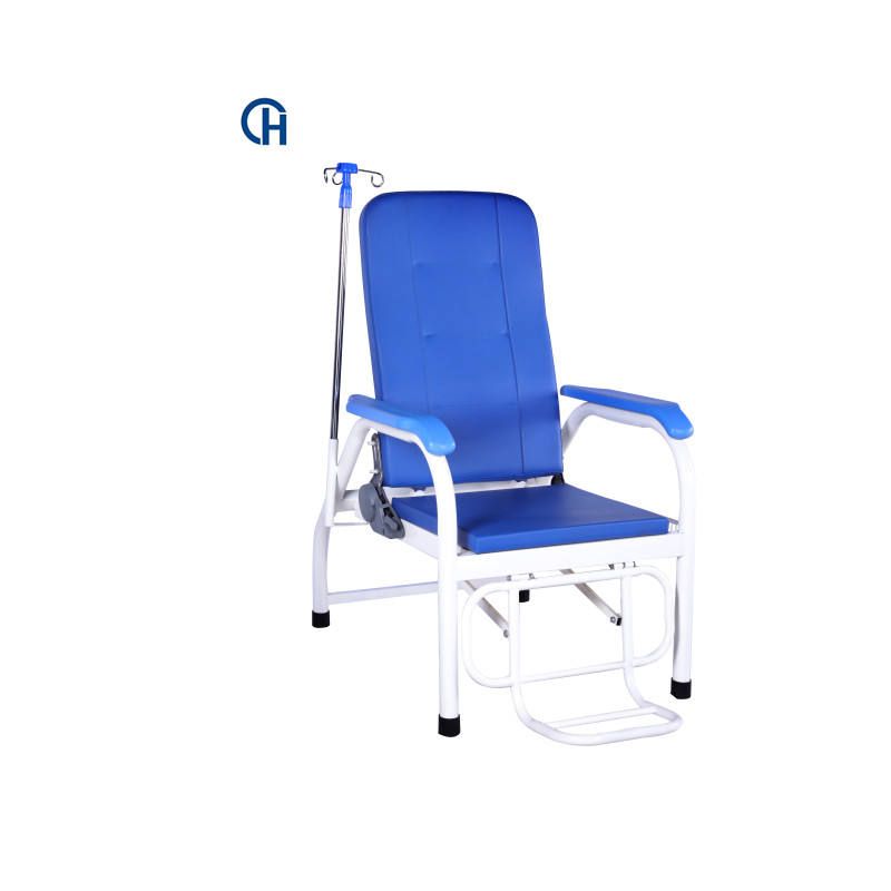 Hospital Ward Escort Bed Steel Hospital Folding Multifunctional Escort Chair - 2