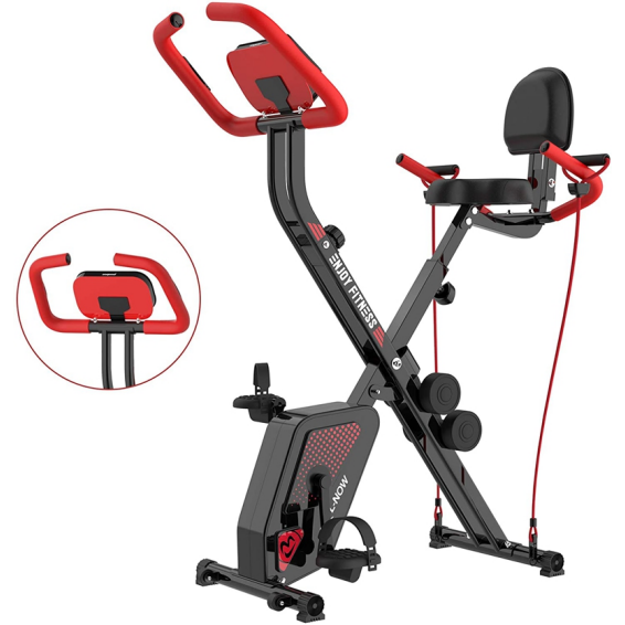 Indoor Upright Fitness Workout Magnetic X-Bike