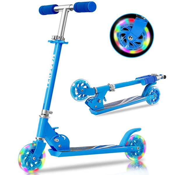 Vikbara tvåhjuliga sparksparkcyklar för barn - 1