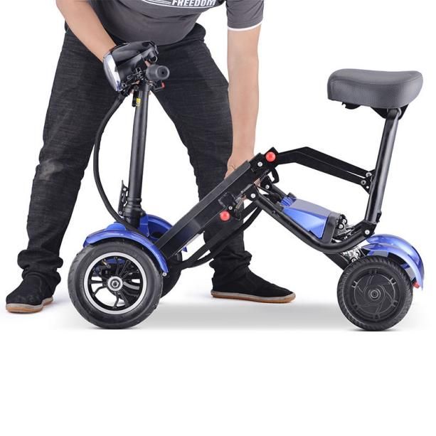 4 Wheels Lightweight Folding Electric Mobility Scooter - 3 