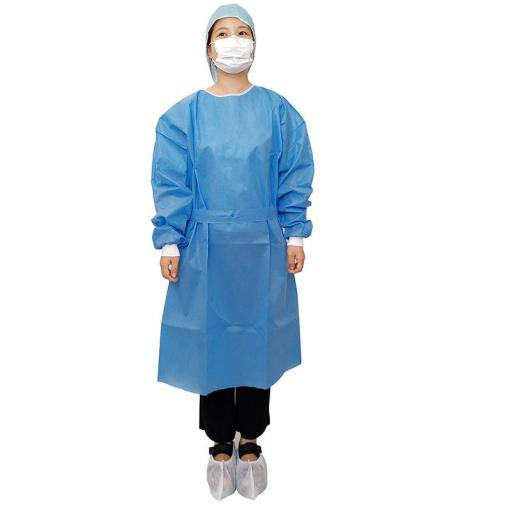 Skyddande vattentät medicinsk kirurgisk klänning för sjukhus