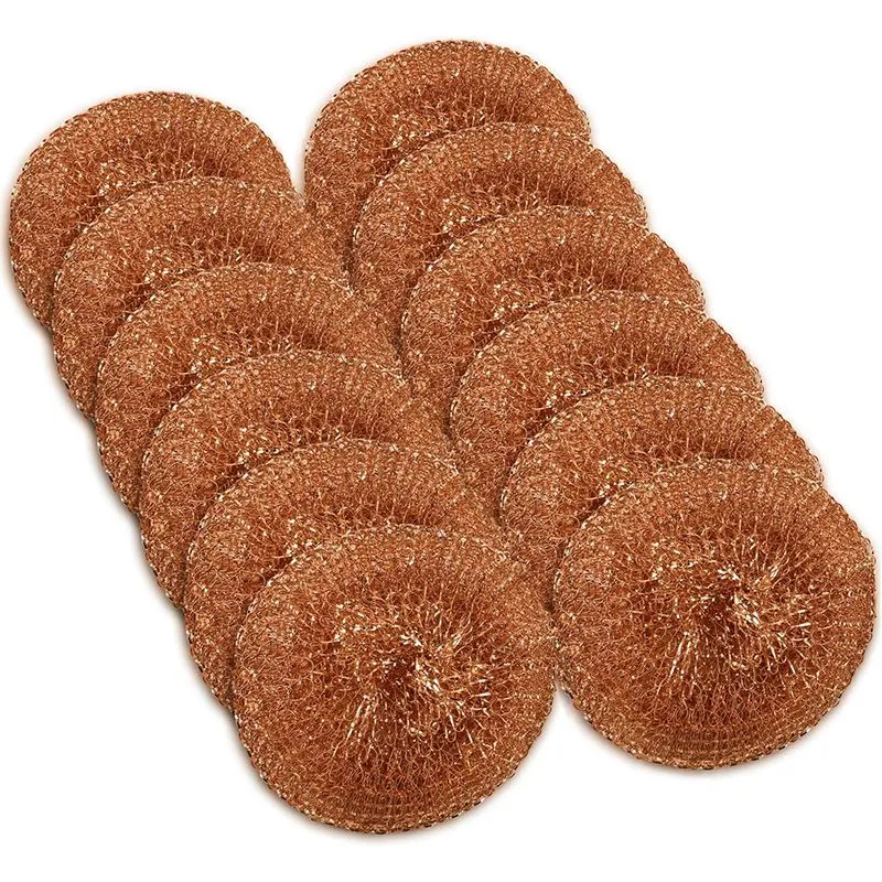 Strongly Scratch Hard Copperized Metal Scourer