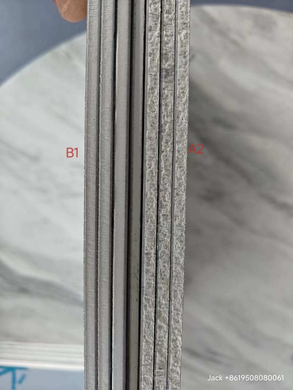 Revestimiento de panel de pared de panel compuesto de aluminio ignífugo B1