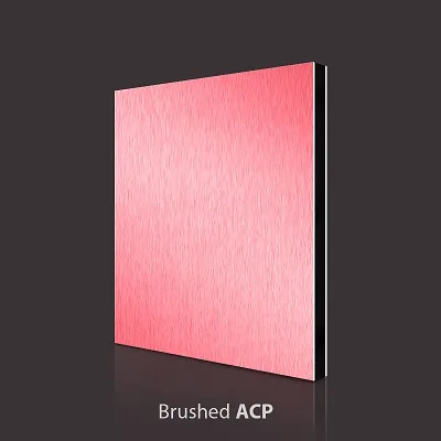 Brushed Red Aluminum Composite Panel