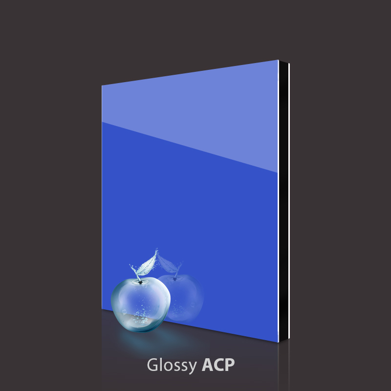 Gloss Blue Aluminum Composite Panel
