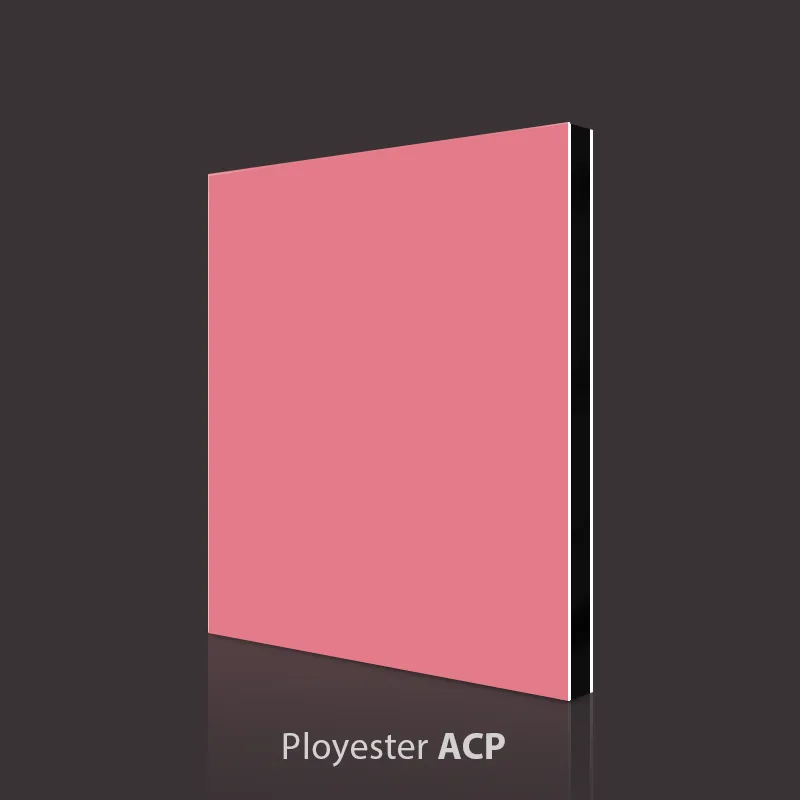 Panel compuesto de aluminio rosa