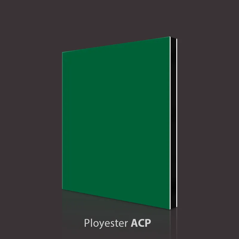 Panel compuesto de aluminio verde postal