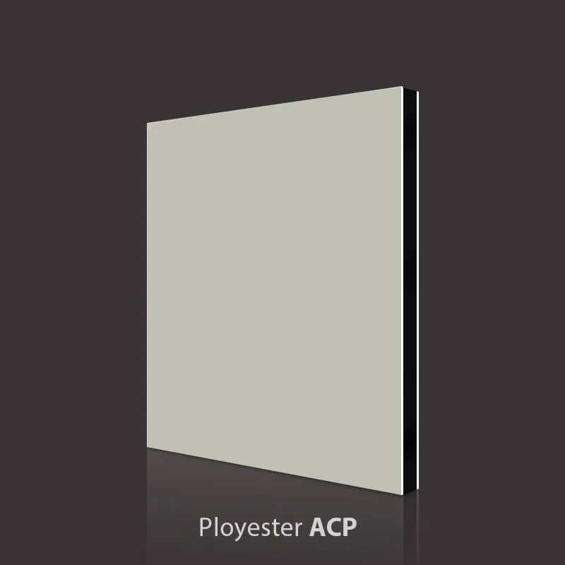 Panel compuesto de aluminio PVDF gris plateado
