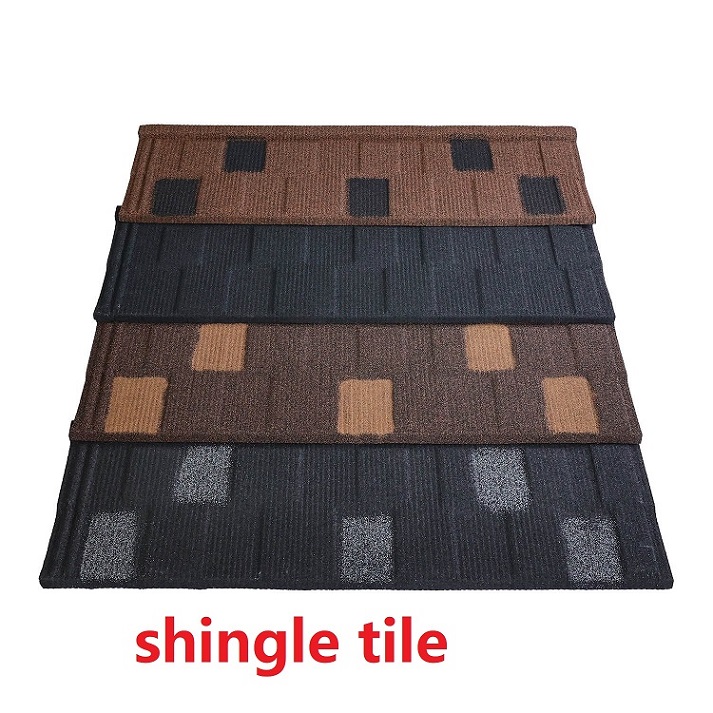 0.50 mm Shingle Stone Coated Roofing Tile