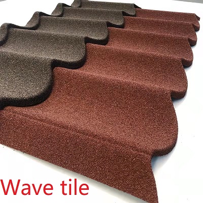 Wave Stone Coated Roofing Tile