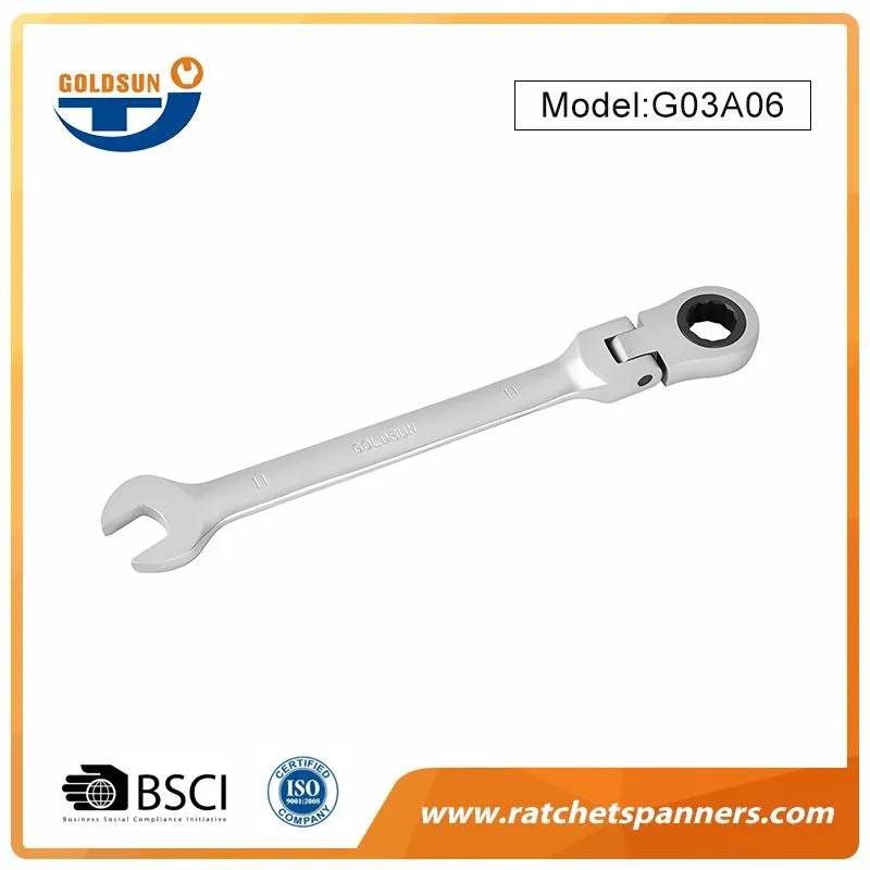 Cờ lê Ratchet đầu linh hoạt xoay 180 độ