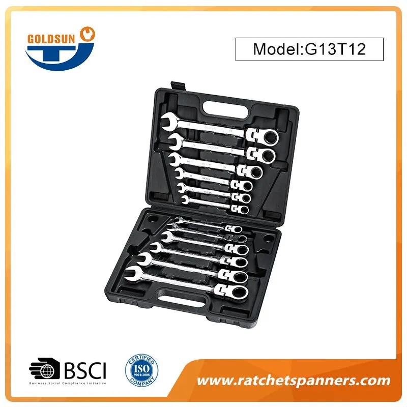 ​The Ultimate Solution for Tightening and Loosening Fasteners : Reversible Ratcheting Spanner Set