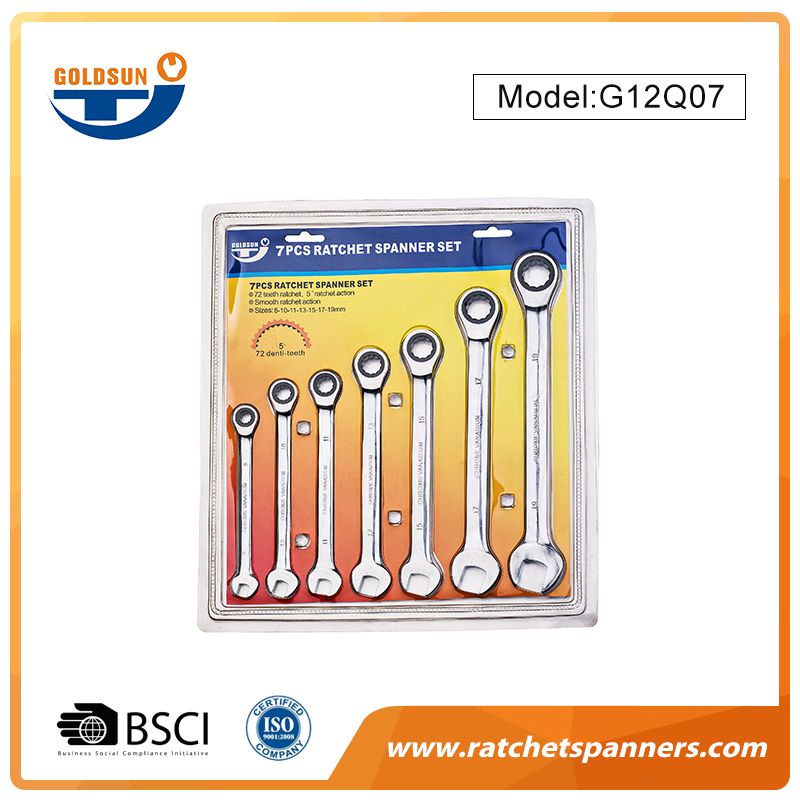82041200 Box End Ratcheting Wrench Set