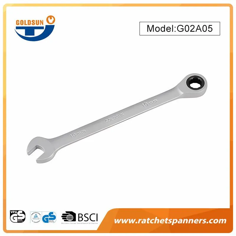 Alloy Steel Combination Ratchet Wrench